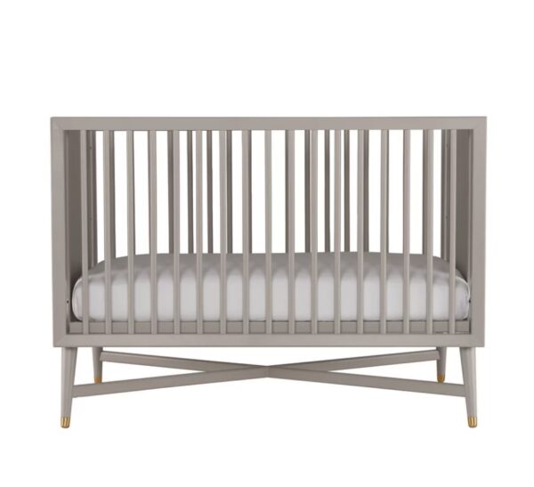 Mid-Century 3-in-1 Convertible Crib in French Gray - Image 3