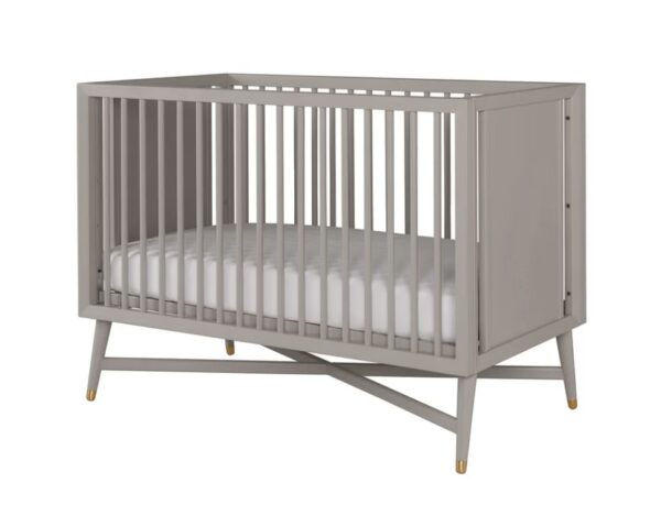 Mid-Century 3-in-1 Convertible Crib in French Gray - Image 2