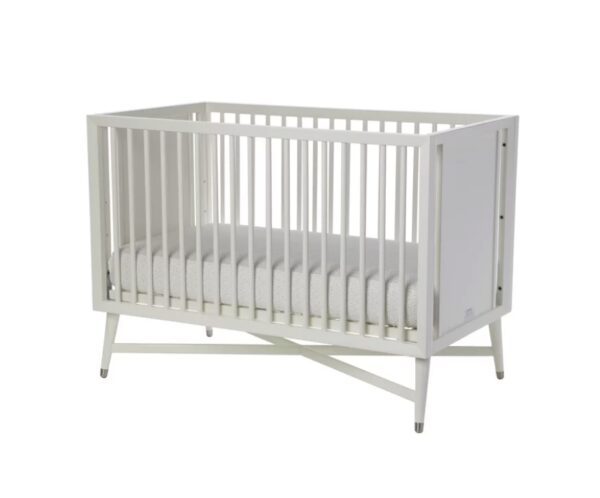 Mid-Century 3-in-1 Convertible Crib in White - Image 3