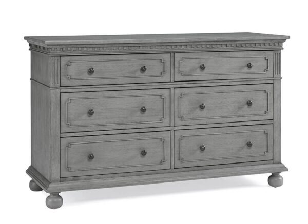 Dolce Babi Naples Curved Upholstered Crib in Nantucket Grey - Image 10