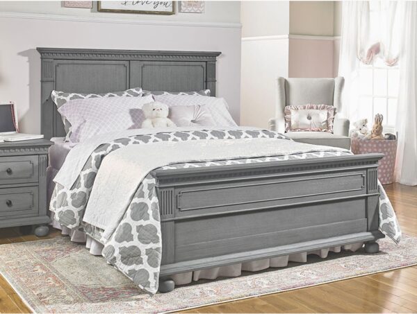 Dolce Babi Naples Full Panel Crib in Nantucket Grey - Image 5