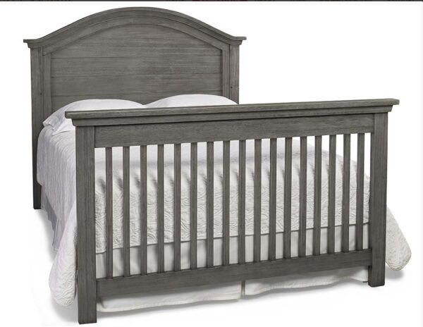 Nikki Collection 4-in-1 Convertible Crib in Distressed Grey - Image 5