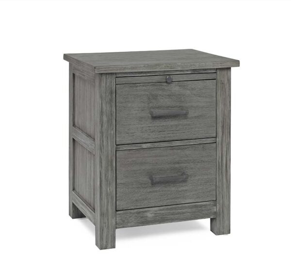 Nikki Lifetime 4-in-1 Straight Panel Convertible Crib in Distressed Grey - Image 8