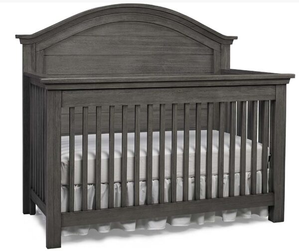Nikki Collection 4-in-1 Convertible Crib in Distressed Grey - Image 2