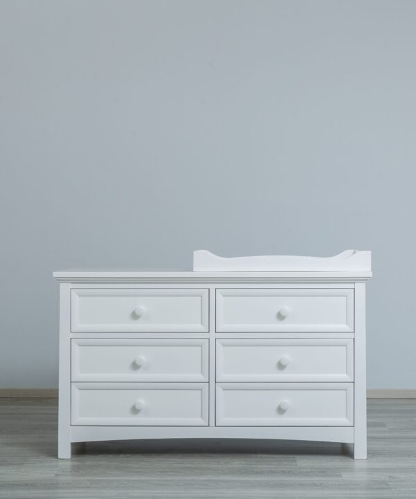 SILVA Serena Double Dresser (White, Flint, Cherry)