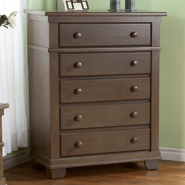 Toro 5 Drawer Dresser (Distressed Granite, Mocacchino, Slate, Stone and White) - Image 3