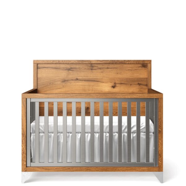 Romina Pandora Convertible Crib Oak Panel - Image 3