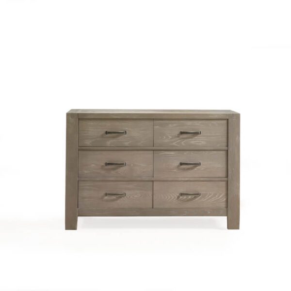 Natart Juvenile Rustico Double Dresser (Sugar Cane, Owl, White, Grigio)
