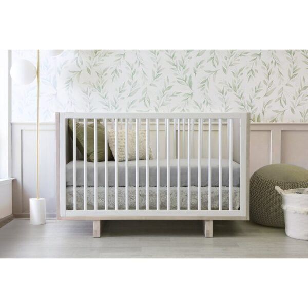 Rya 3-in-1 Convertible Crib (Grey Mist and Dark Ash)