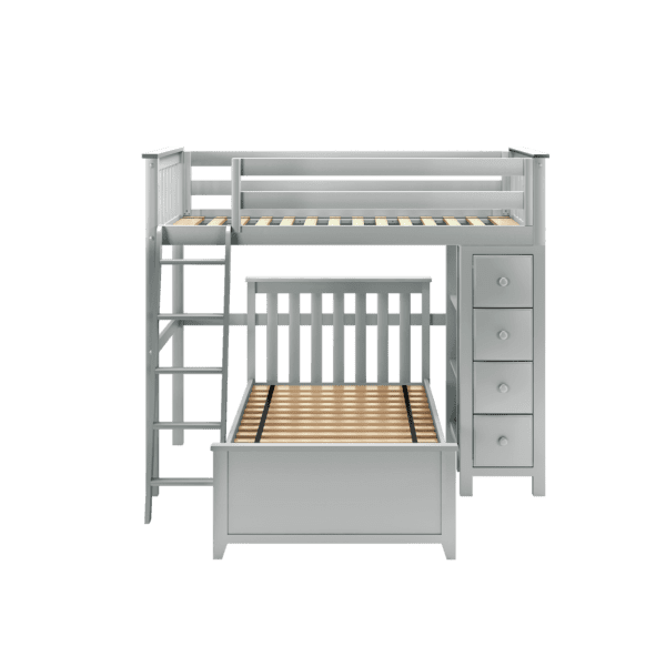 Jackpot Edinburgh All-In-One Loft Bed in White - Image 4