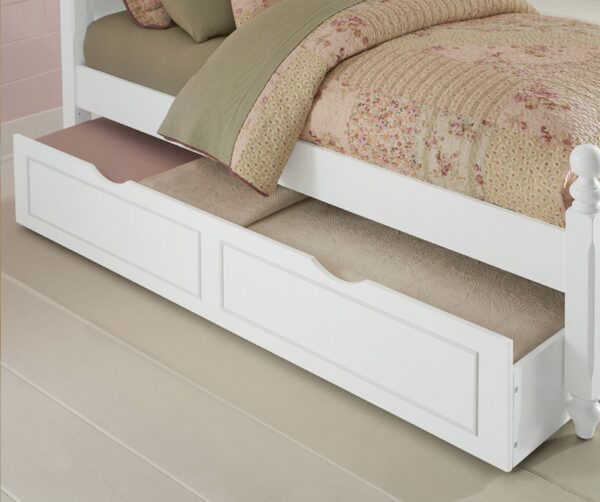 Beach House Collection Twin over Full Bunk Bed in White - Image 4