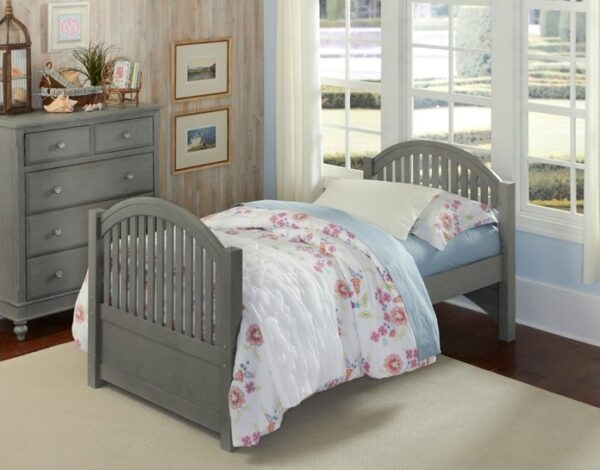 Beach House Collection Twin over Full Bunk Bed in Stone - Image 2