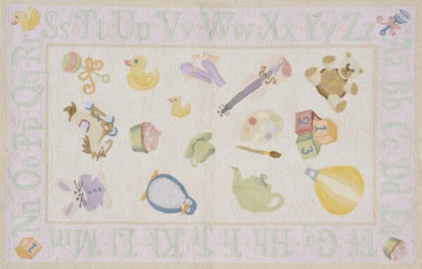 Classic Toys Soft Pink Kids Rug