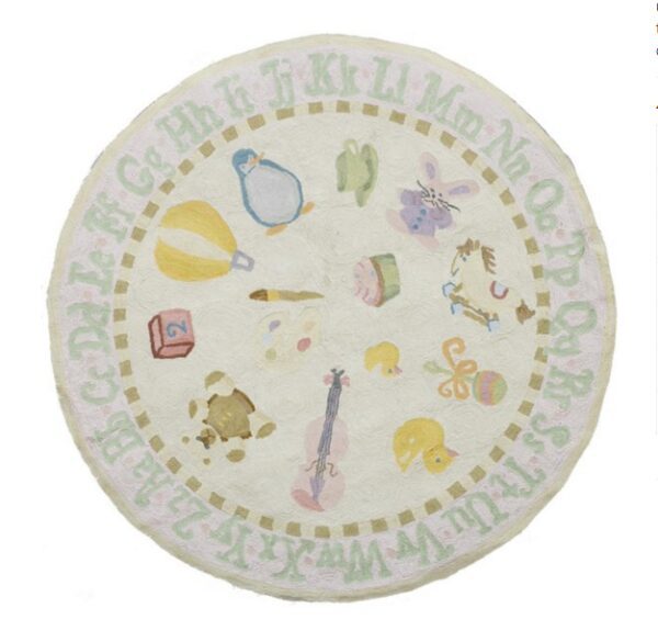 Classic Toys Soft Pink Kids Rug - Image 3