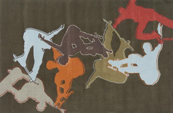 Skater Concrete Kids Rug