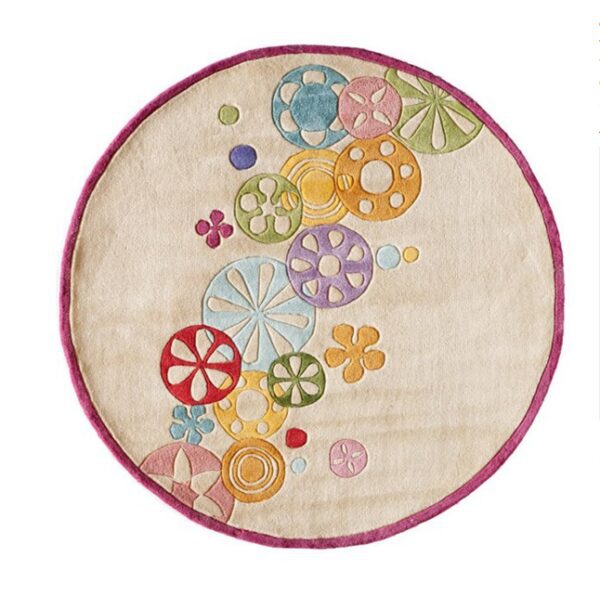 Modern Sprinkle Ivory Kids Rug - Image 3