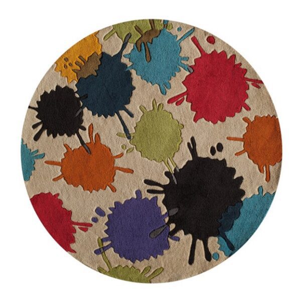 Paint Ball Ivory Kids Rug - Image 3