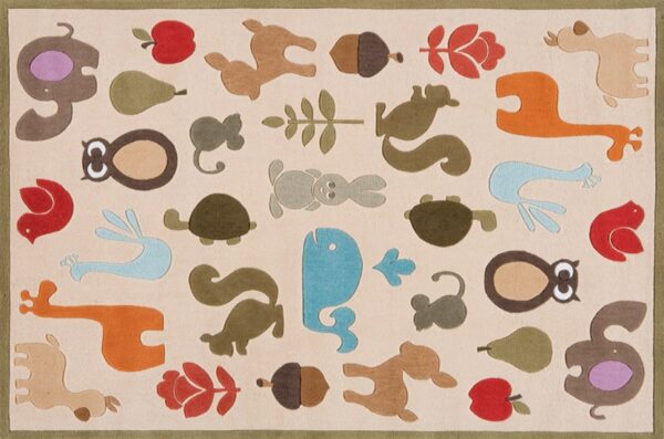 Critters Ivory Kids Rug