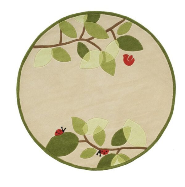 Modern Birdie Ivory Kids Rug - Image 3