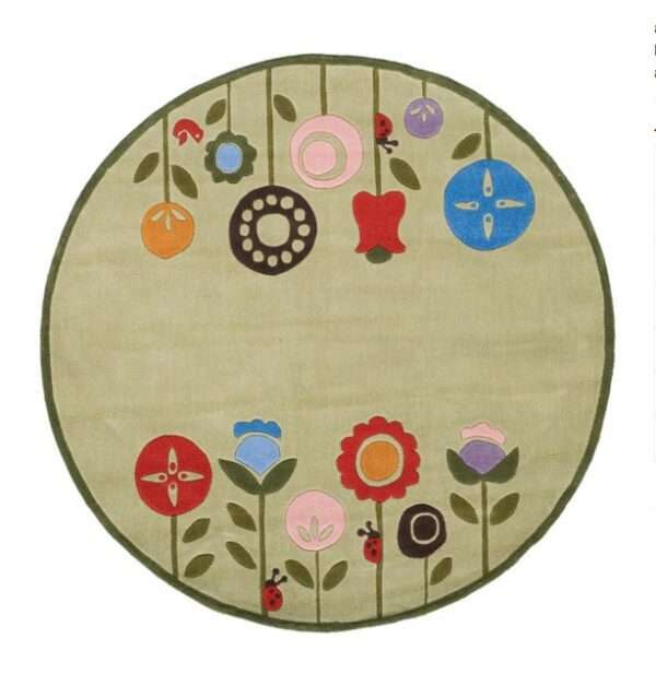 Modern Garden Grass Kids Rug - Image 2