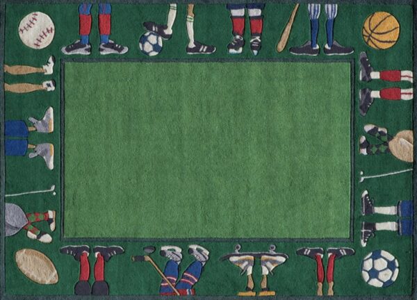 Grass Sports Kids Rug
