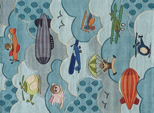 Aviator Sky Kids Rug