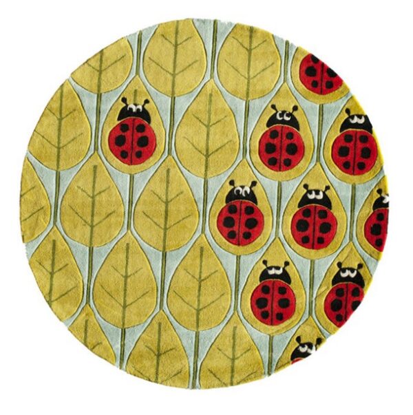 Ladybug Family Kids Rug - Image 3