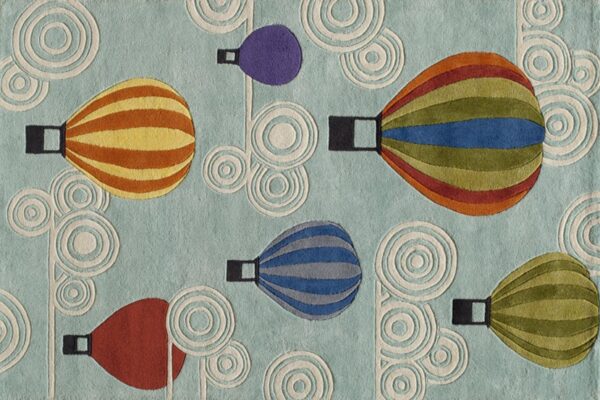 Hot Air Balloons Kids Rug