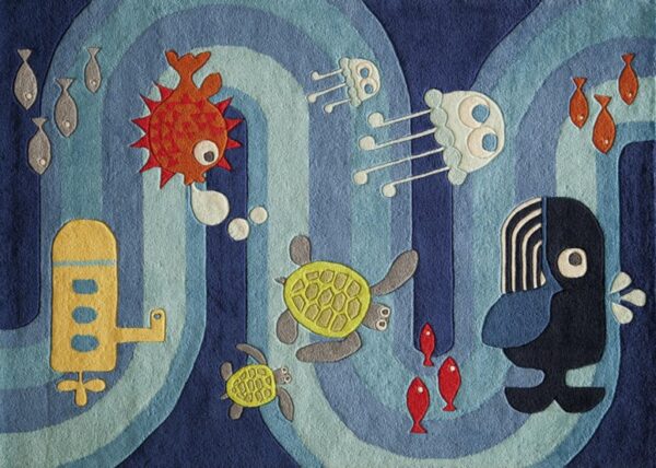 Ocean Life Kids Rug