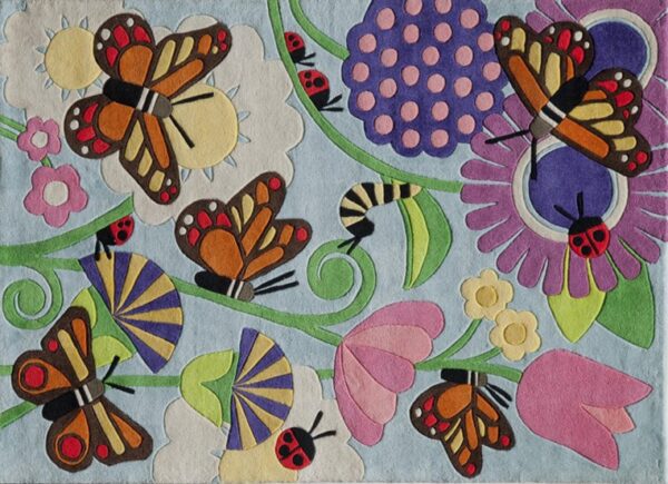 Butterfly Kids Rug
