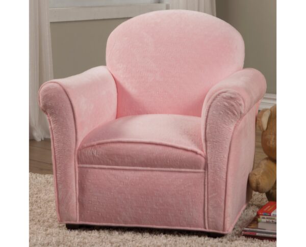 Plush Pink Kids Chair