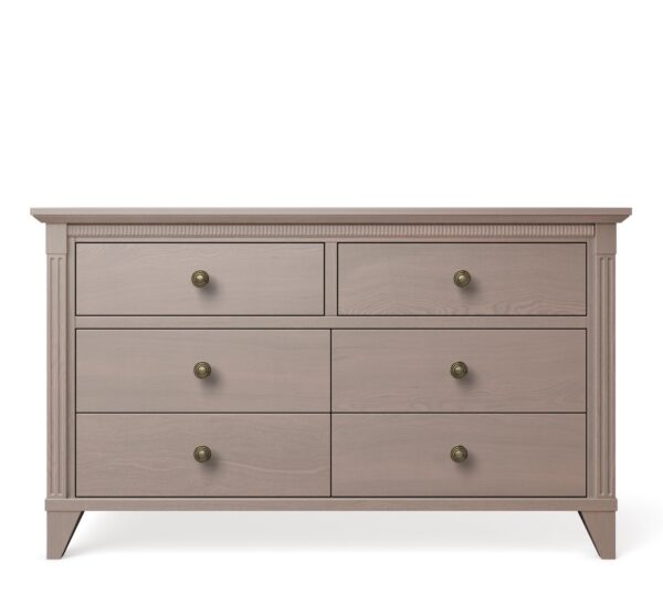 SILVA Edison Double Dresser (Flint, White, Cappuccino) - Image 3