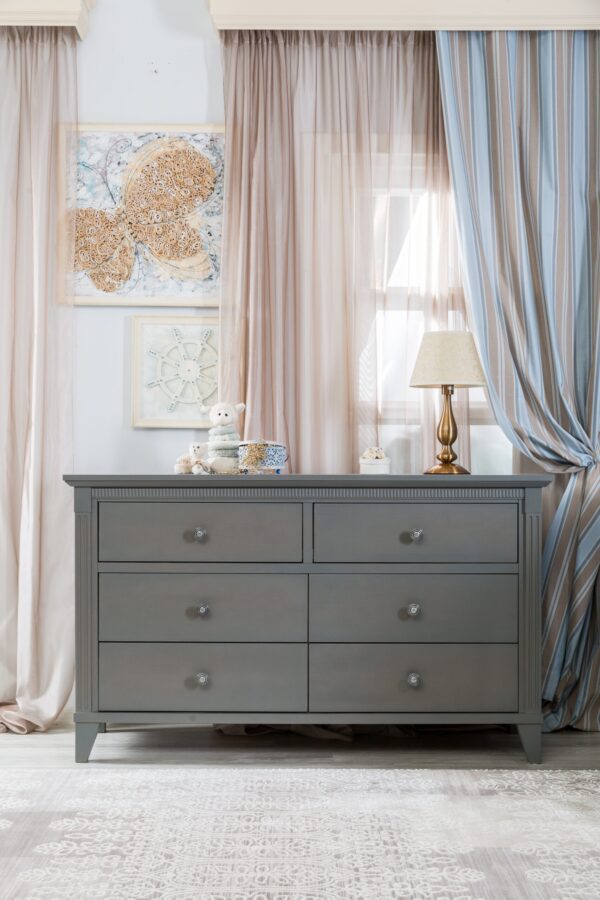 SILVA Edison Double Dresser (Flint, White, Cappuccino)