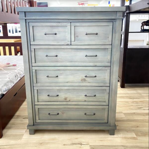 Soren 6 Drawer Chest in Rustic Grey