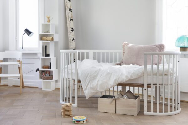 Stokke Sleepi Crib/Bed (White, Natural, Hazy Grey, Mint Green) - Image 10