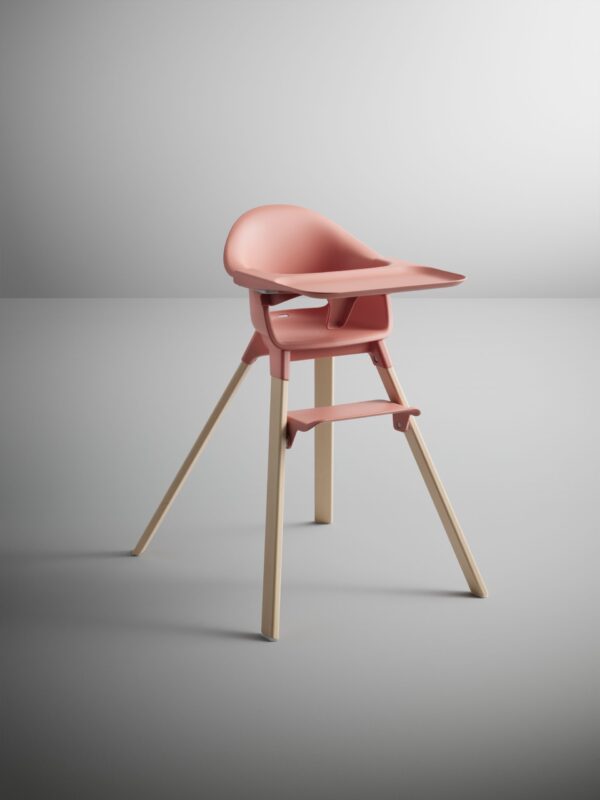 Stokke Clikk High Chair (Cloud Grey, White, Clover Green, Sunny Coral) - Image 6