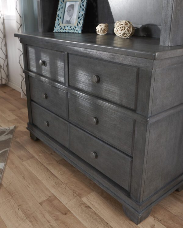 Toro Double Dresser (Distressed Granite, Mocacchino, Slate, Stone and White) - Image 4