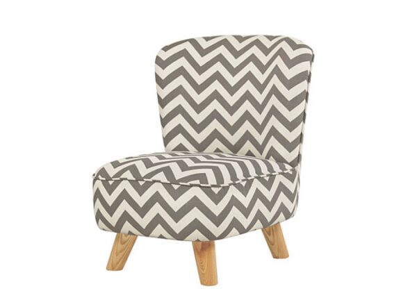 Pop Mini Chair Grey Chevron - Image 2