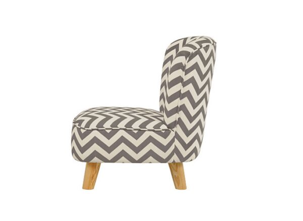 Pop Mini Chair Grey Chevron - Image 3