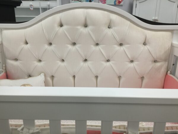 Bellina Custom Tufted Lifetime 4 in 1 Convertible Crib - Image 2