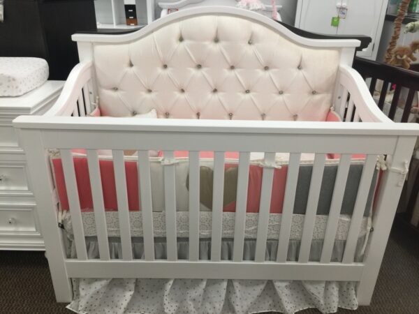 Bellina Custom Tufted Lifetime 4 in 1 Convertible Crib