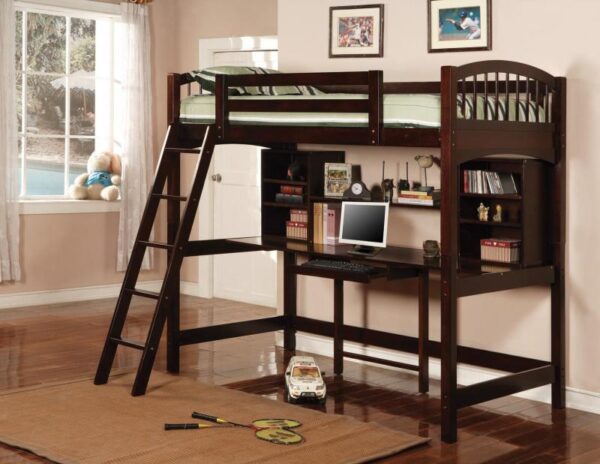 Ridgeline Twin Loft Bed w/Workstation