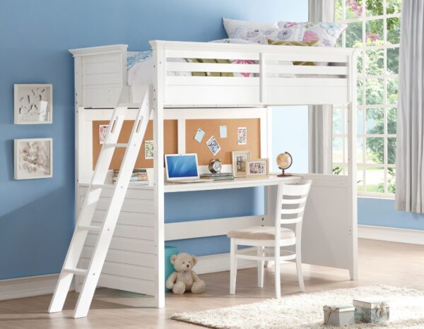 Costa Twin Loft Bed w/ Workstation