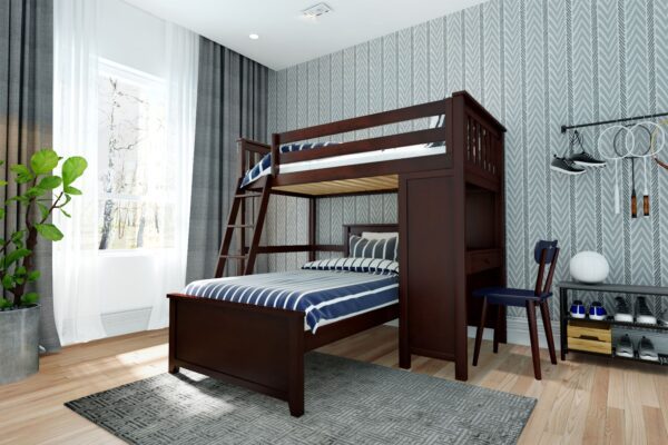 Jackpot Canterbury Bunk Bed in Espresso