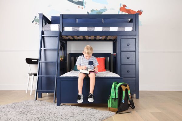 Jackpot Kensington Loft Bed in Blue - Image 4