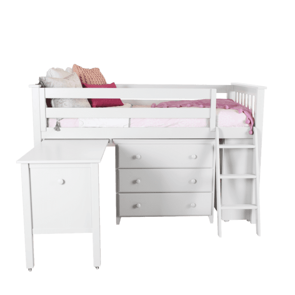 Jackpot Windsor All-In-One Loft Bed in Grey - Image 3