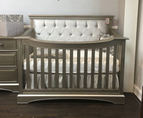 Royalton Custom Tufted Lifetime Convertible Crib - Image 4