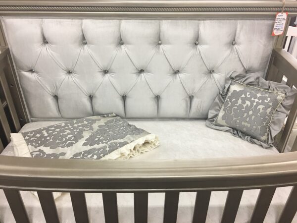 Royalton Custom Tufted Lifetime Convertible Crib - Image 3
