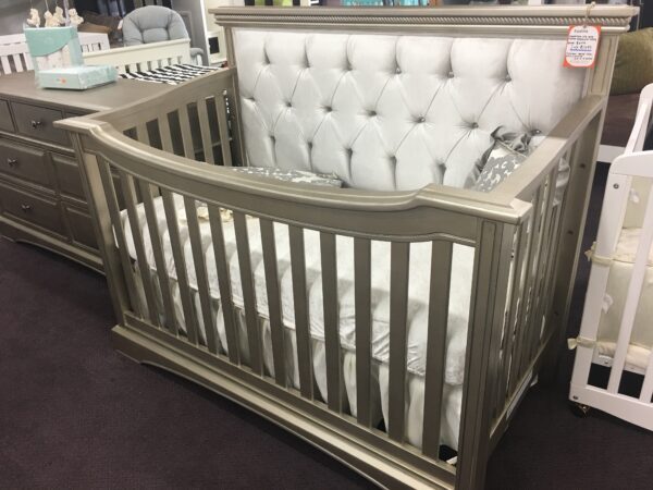 Royalton Custom Tufted Lifetime Convertible Crib - Image 2