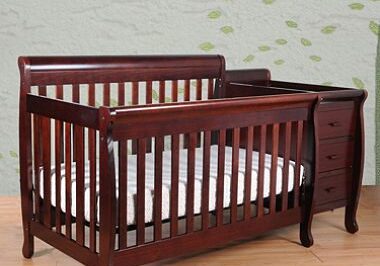 AFG-Kimberly-Convertible-Crib-in-Cherry